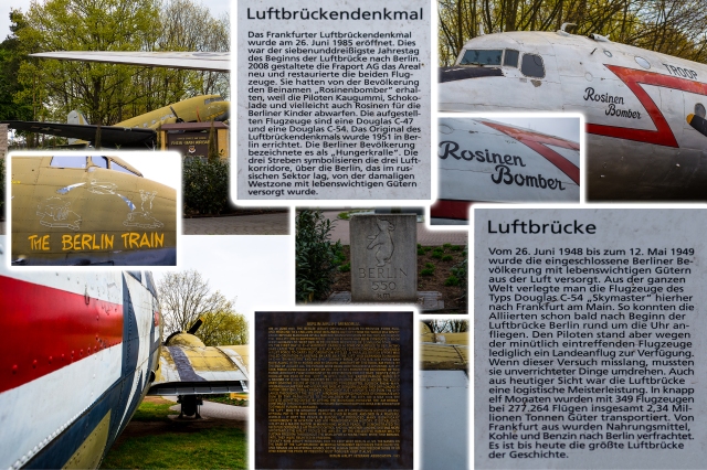 Collage Luftbrückendenkmal